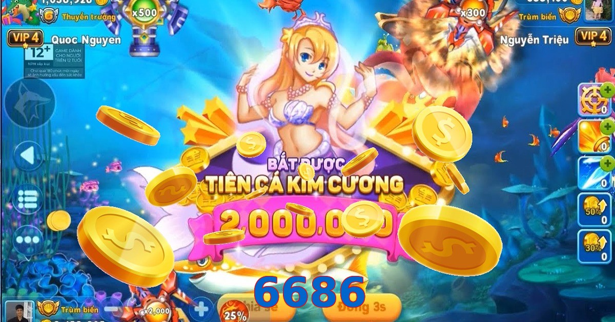 6686