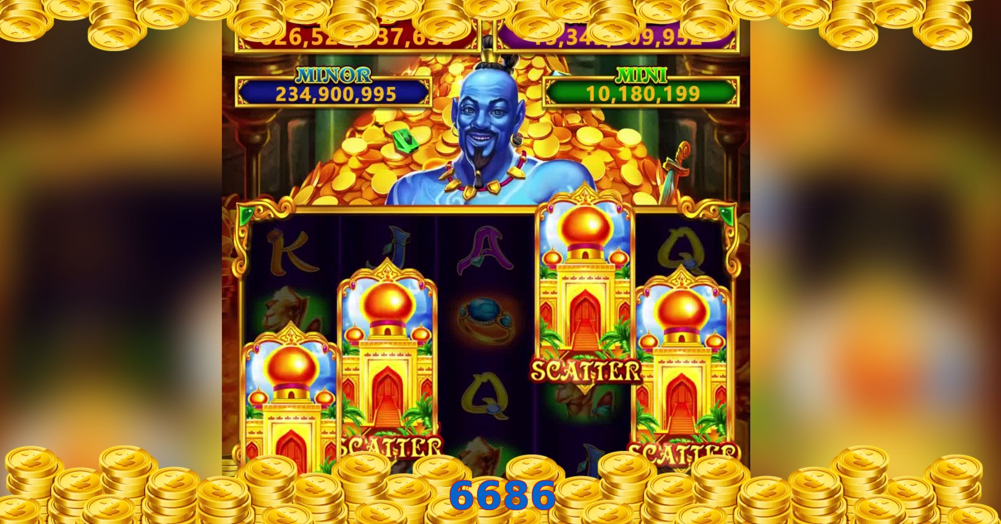 6686